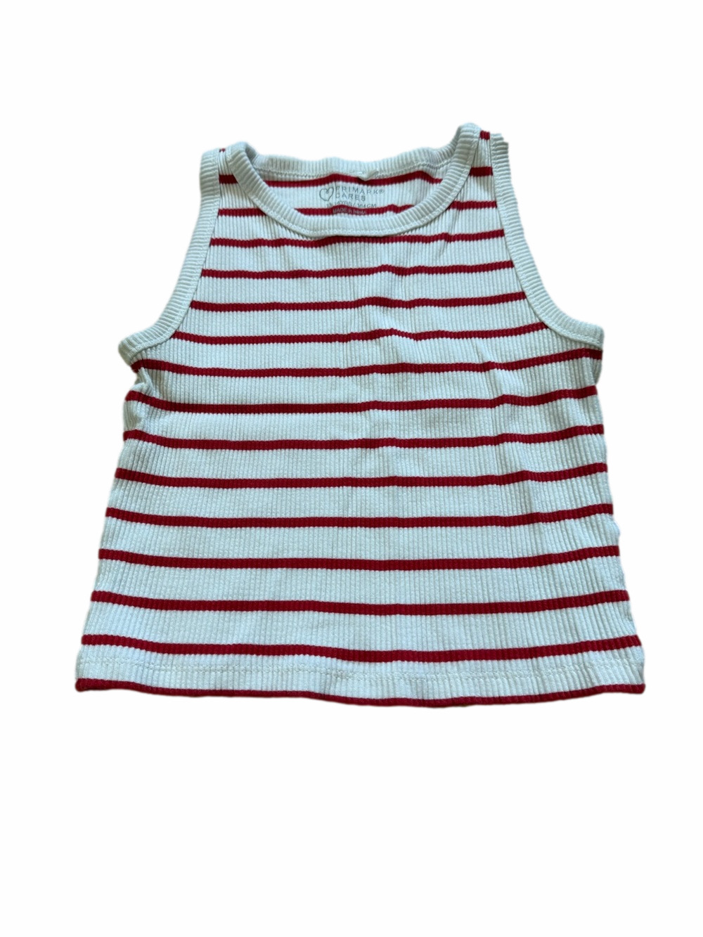 Primark Cares Kids Red & White Striped Tank Top